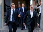 Fungerende forsvarsminister Troels Lund Poulsen (V) og finansminister Nicolai Wammen (S) har et stykke forklaringsarbejde foran sig, når de præsenterer forslaget til finanslov ved middagstid.   Foto: Jens Dresling