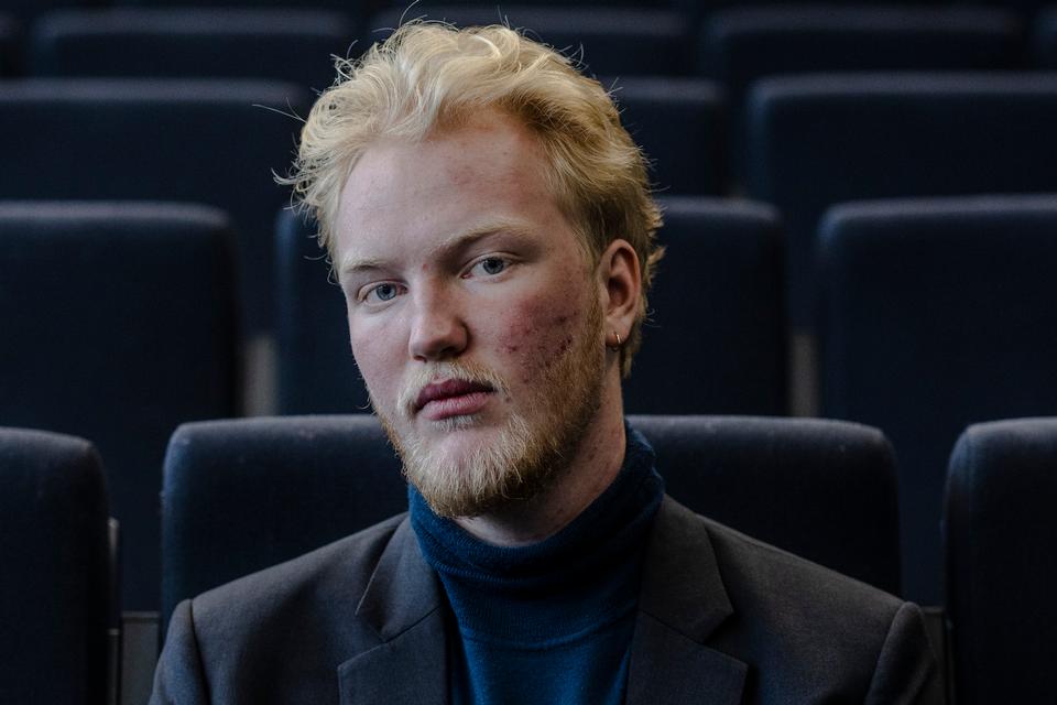 Frederik Krogh kommer til alle forelæsninger. »Men prøver at lægge min tid og energi i det, som jeg synes er sværest og mest fremmede for mig«, siger han.  Foto: Anders Holst Pedersen