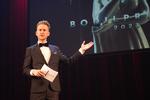 Huxi Bach var vært ved Bodil-festen. Foto: Emil Helms/Ritzau Scanpix