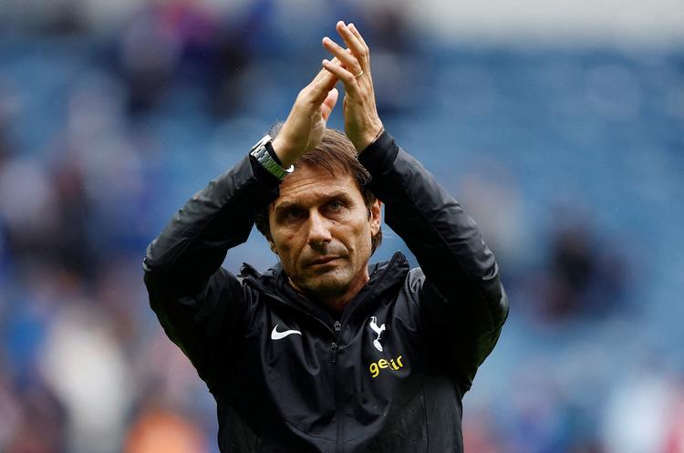 Antonio Conte blev ansat som cheftræner i Tottenham i november 2021. Foto: Jason Cairnduff/Ritzau Scanpix