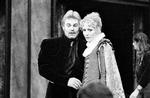 Teatergruppen 'Prospect' opfører 'Hamlet' på Kronborg. Derek Jacobi som Hamlet og Jane Wymark som Ophelia.   Foto: Ebbe Andersen