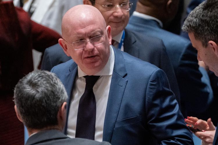  Ruslands FN-ambassadør, Vassilij Nebenzia, hævder, at landet er blevet holdt ude af undersøgelser iværksat af Danmark, Sverige og Tyskland - en påstand, alle tre lande afviser. Foto: David Dee Delgado/Ritzau Scanpix