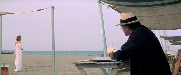 En scene fra Viscontis film 'Døden i Venedig' - med musik af Mahler. Foto: Foto fra filmen