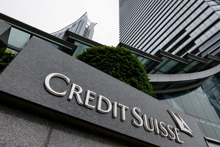 Credit Suisse kom tidligere på måneden i uføre og blev opkøbt af sin schweiziske rival, UBS.  Foto: Tyrone Siu/Ritzau Scanpix