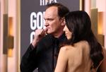 Quentin Tarantino med hustruen Daniella Pick til Golden Globe-uddelingen i januar. Foto: Mario Anzuoni/Ritzau Scanpix