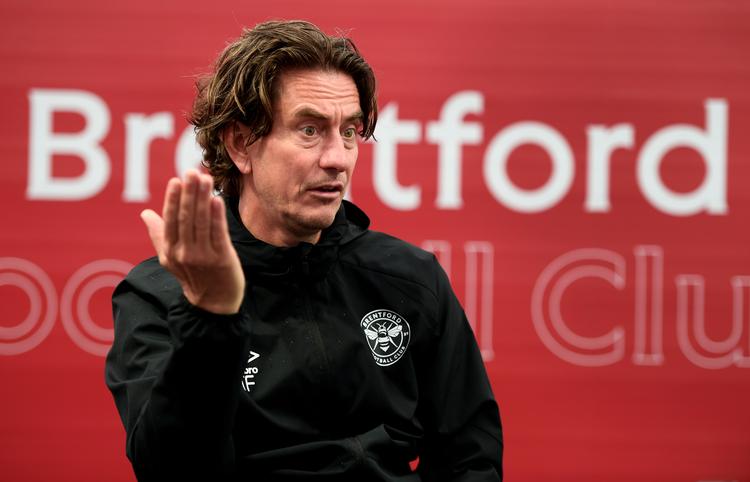 Kollegerne har peget på Brentfords Thomas Frank som Årets Træner. Det er anden gang, Brentford-træneren modtager prisen. Foto: Lars Poulsen