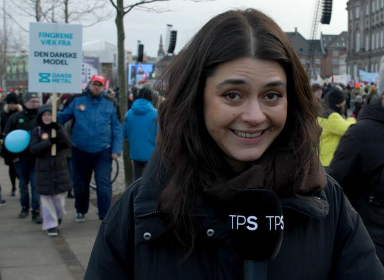 Camilla Boraghi er nu både udegående gonzo-reporter og studievært i 'Tæt på sandheden', og det kører rigtig fint.  Foto: 
Jacob Jorp