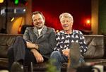 Peter Sommer og Wili Jønsson føres som vidner i 'retssagen'  om de bedste danske kærlighedssange.  Foto: Jeppe Kjær Andersen 