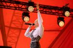 Drew Sycamore er igen at finde på Kodas Hitliste fra 2022 over de mest indtjenende musiknumre. Her åbner hun orange scene på Roskilde festival 2022..  Foto: Tilde Døssing Tornbjerg