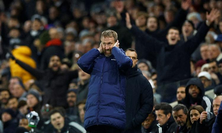  Graham Potter nåede at stå i spidsen for Chelsea i 31 kampe. Så mistede ledelsen tålmodigheden med træneren og fyrede ham. Foto: Peter Cziborra/Ritzau Scanpix