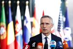 Tirsdag vil det finske flag formelt blive hejst foran Nato-hovedkvarteret i Bruxelles for at markere Finlands tiltrædelse som det 31. medlem af Nato. Her ses Natos generalsekretær, Jens Stoltenberg. Foto: Kenzo Tribouillard/Ritzau Scanpix