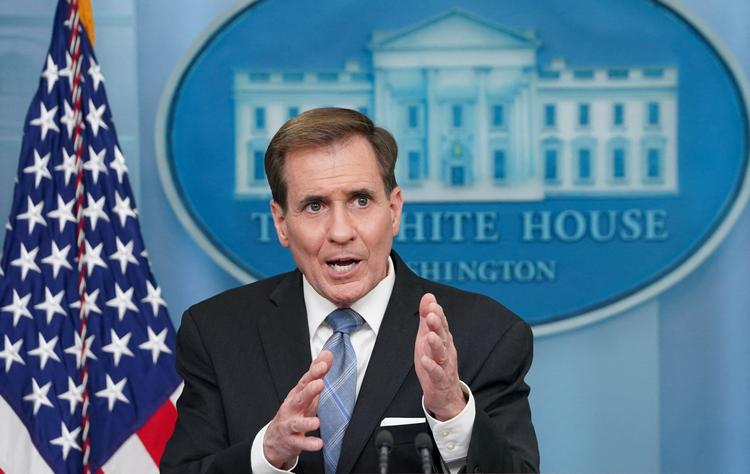 Biden arvede en udhulet operation fra Trump, og kunne derfor ikke reagere, som han ønskede, lyder det fra John Kirby, der er Det Hvide Hus’ talsmand i sikkerhedspolitiske spørgsmål. Foto: Kevin Lamarque/Ritzau Scanpix
