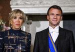 Frankrigs præsident Emmanuel Macron var tirsdag på statsbesøg i Holland.  Foto: Pool/Ritzau Scanpix