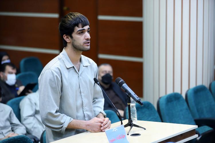Mohammad Mehdi Karami var en af de iranere, som blev idømt dødsstraf sidste år. Han blev henrettet 7. januar i år for ifølge anklagemyndigheden at have dræbt en paramilitær frivillig under en demonstration mod styret.  Foto: Amir Abbas Ghasemi/Ritzau Scanpix