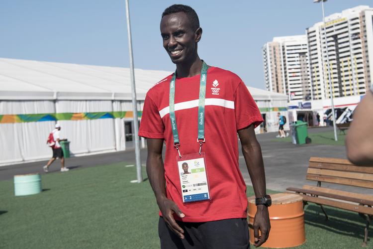  Abdi Ulad ses her til OL i Rio i 2016. Næste års OL i Paris bliver uden den danske løber.     Foto: Gregers Tycho