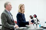     De Radikales Sofie Carsten Nielsen på pressemødet i Dansk Industri.  Foto: Thomas Borberg