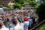 Der var tæt pakket af tilskuere langs ruten, da Danmark sidste år var vært for tre etaper af Tour de France. Det har ansporet dansk cykelsport til at gå efter at få et World Tour-løb til København. Foto: Anthon Unger