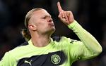 Med sin scoring mod Bayern München er Erling Haaland på 12 mål i denne sæson og 35 i alt i Champions League. I bare 27 kampe. Foto: Christof Stache/Ritzau Scanpix