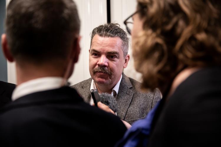 Uwe Max Jensen bragte det omdiskuterede billede i en artikel på mediet Frihedens Stemme. Foto: Jens Hartmann