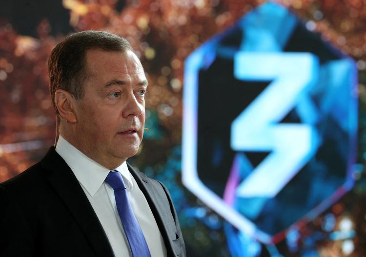 Dmitrij Medvedev er ifølge russiske korruptionsbekæmpere den reelle ejer af en vingård i Italien, selv om han er mål for vestlige sanktioner. Foto: Sputnik/Ritzau Scanpix