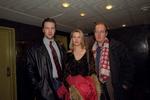 Stina Rautelin fotograferet i 1997 sammen med Mikael Persbrandt  og Peter Haber. Foto: Mads Winther