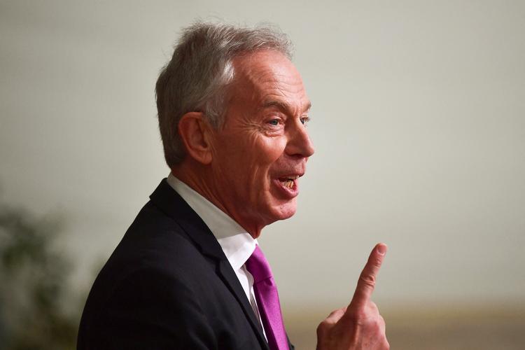 Tony Blair blander sig ofte i den offentlige debat og har i modsætning til mange andre ikke uld i munden. Blandt andet advarede han mod Brexit.  Foto: Pool/Ritzau Scanpix