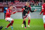 Gustav Isaksen var dagens mand hos FC Midtjylland med to mål.  Foto: Bo Amstrup/Ritzau Scanpix