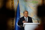 FN's generalsekretær Antonio Guterres sagde blandt andet på topmødet om Afghanistan, at FN aldrig vil tie over for den type systemiske angreb mod pigers og kvinders rettigheder, som man senest har set i Afghanistan, hvor FN selv har været nødt til at sende deres kvindelige ansatte hjem fra arbejde.  Foto: Karim Jaafar/Ritzau Scanpix