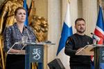 Onsdag mødtes statsminister Mette Frederiksen (S) med Ukraines præsident, Volodymyr Zelenskyjj, i Helsinki.  Foto: Mads Claus Rasmussen/Ritzau Scanpix