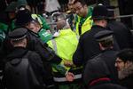 52 personer er blevet anholdt i forbindelse med kroningen af kong Charles i Storbritannien lørdag. Foto: Loic Venance/Ritzau Scanpix
