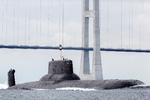 Russiske Ubåde som den gigantiske "TK-208 Dmitrij Donskoj" vil fortsat sejle ind i Østersøen, men reelt er styrkeforholdet vendt helt på hovedet - til Natos fordel.
 Foto: Nanna Navntoft