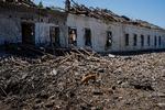 Livet nær fronten er ikke ufarligt. Her er en ejendom i Orikhiv ramt af et luftangreb. 
 Foto: Dimitar Dilkoff/Ritzau Scanpix