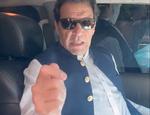  Imran Khan talte til sine tilhængere i en video, der blev  offentliggjort tirsdag på sociale medier inden anholdelsen.  Foto: Imran Khan Via Twitter/Ritzau Scanpix