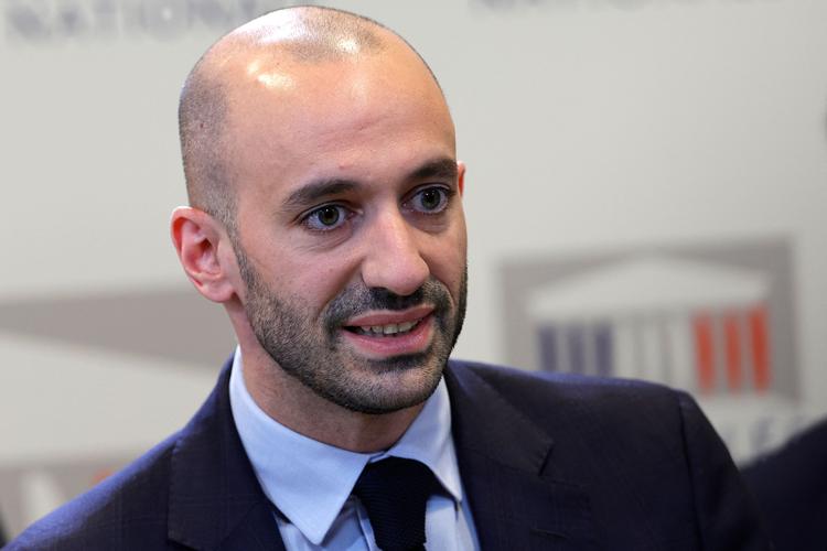 Benjamin Haddad fra det franske parti Renaissance. Foto: Geoffroy van der Hasselt/Ritzau Scanpix