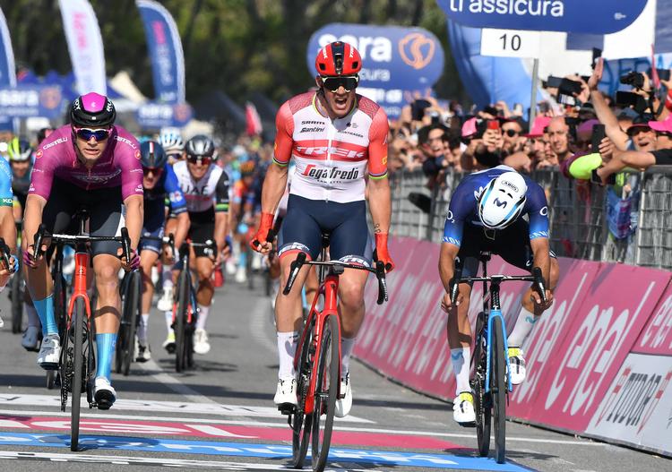 Mads Pedersen har på under et år vundet en etape i hver af de tre Grand Tours.   Foto: Jennifer Lorenzini/Ritzau Scanpix