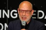 Britiske Brian Enos karriere har haft to hovedspor; et som musiker og et andet som producer..  Foto: Arnd Wiegmann/Ritzau Scanpix