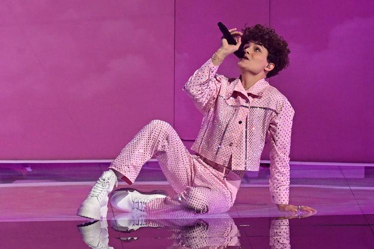 Det blev heller Reiley, der sikrede Danmark en plads i Eurovision-finalen, hvor vi ikke har befundet os siden 2019.  Foto: Paul Ellis/Ritzau Scanpix
