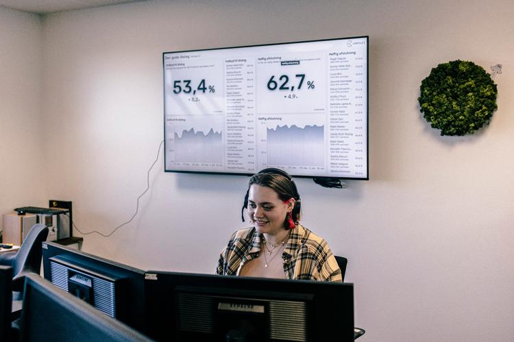 Danskerne bruger i høj grad arbejdstelefon og -computer i privaten. Men det kommer ikke uden risiko.  Foto: Anders Holst Pedersen