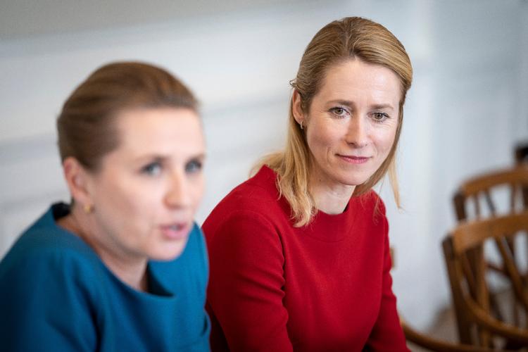 Både Mette Frederiksen og Kaja Kallas nævnes på ’spekulationsbørsen’ som mulige bud på en ny Nato-generalsekretær, når Jens Stoltenberg træder tilbage. Foto: Mads Claus Rasmussen/Ritzau Scanpix