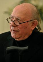 Imre Kertész  modtog i 2002 Nobels litteraturpris Han døde i Budapest i 2016.  Foto: Laszlo Beliczay/Ritzau Scanpix