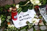 Læreren Samuel Paty blev i oktober 2020 halshugget af en 18-årig tjetjensk teenager. Det skete, efter at Paty havde vist billeder af profeten Muhammed i sin undervisning. Foto: Kira Hofmann/Ritzau Scanpix