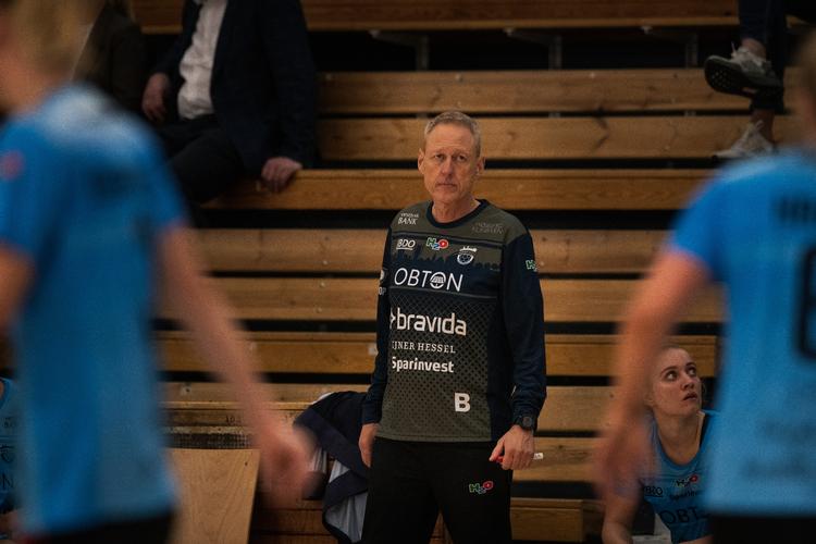 Heine Eriksen er suspenderet som cheftræner for håndboldklubben Aarhus Uniteds kvindehold. Klubdirektøren vil ikke sige, hvad der ligger til grund for suspenderingen.  Foto: Stine Schjøtler