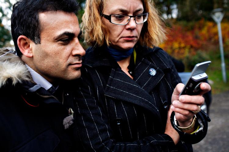 Ulla Østergaard har blandt andet været presserådgiver for Ny Alliance og partiets stifter, Naser Khader.  Foto: Thomas Borberg/Ritzau Scanpix