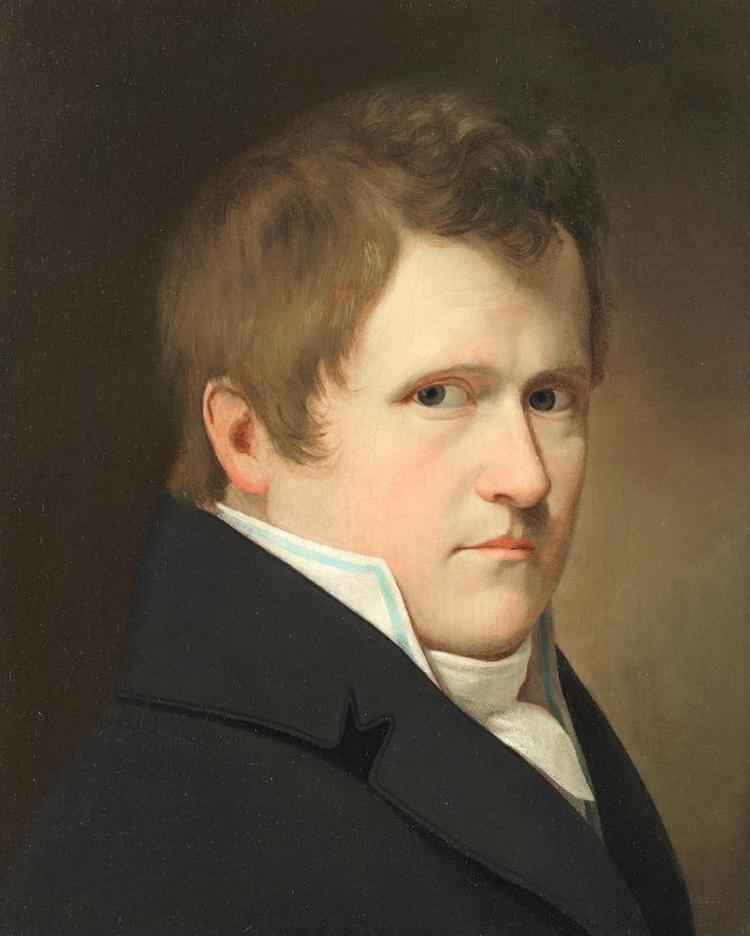 C.F. Eckersberg, som han så sig selv i et portræt fra ca. 1811. Nu er det kommet frem, at han bl.a. brugte øl til at grunde sine malerier. Foto: Den Hirschsprungske Samling/Wikimedia Commons