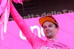Primoz Roglic kom ikke til at kæmpe mod Remco Evenepoel hele vejen til Rom, men sikrede alligevel karrierens mest mindeværdige sejr.  Foto: Luca Bettini/Ritzau Scanpix