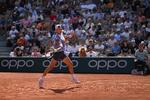Danske Holger Rune havde tirsdag svært ved at finde det tårnhøje niveau, der har gjort ham til en af forhåndsfavoritterne ved French Open. Foto: Emmanuel Dunand/Ritzau Scanpix