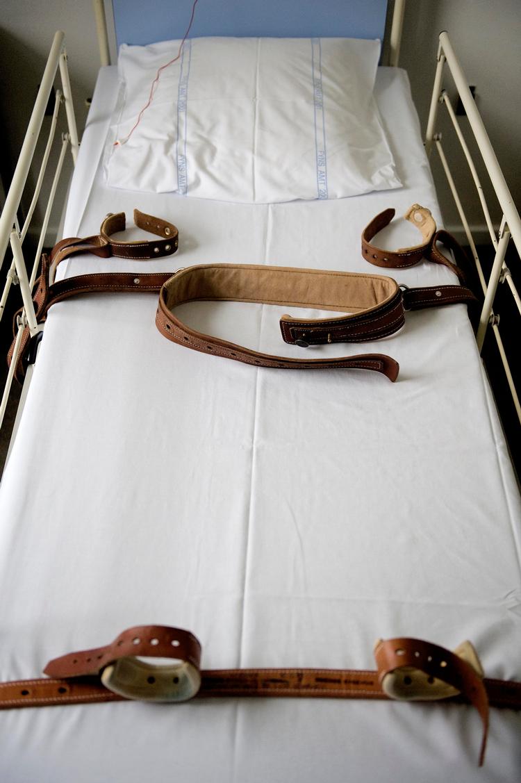 Det var ikke lovligt, da en overlæge i Slagelse tvangsfikserede en patient med bælte, hånd- og fodremme i 18 dage, har Det Psykiatriske Patientklagenævn fastslået. Arkivfoto. Foto: Peter Hove Olesen