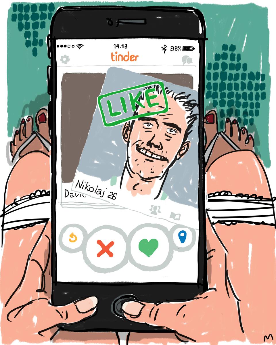 Kvinderne er trætte af at swipe og forlader Tinder