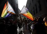  De tyrkiske myndigheder har tidligere nedlagt forbud mod Pride-parader, bl.a. i 2021, hvor demonstranter i Istanbul alligevel forsøgte at gennemføre paraden. 
 Foto: Umit Bektas/Ritzau Scanpix