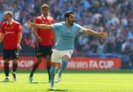 Begge Manchester Citys mål i finalen blev scoret af tyskeren Ilkay Gündogan. Foto: Paul Childs/Ritzau Scanpix